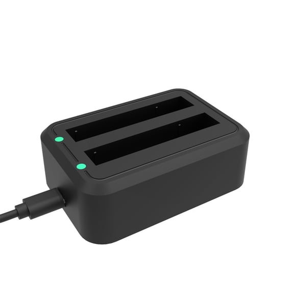 JZROCKER Two Slot Fast Charging Dock Two Slot For 360 Action Camera Batteries Charging Station And High Current
