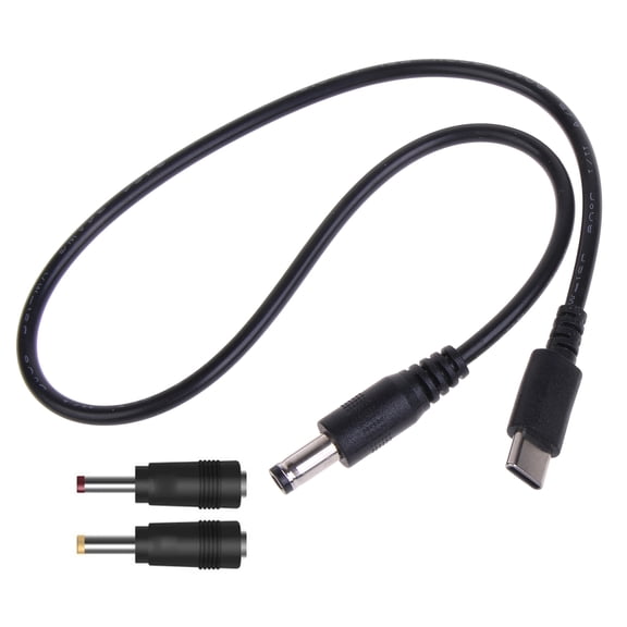 JZROCKER UsbC To 5.5x2.1mm Converter USB Power Line 9V 12V 15V 20V PD Trigger Cable