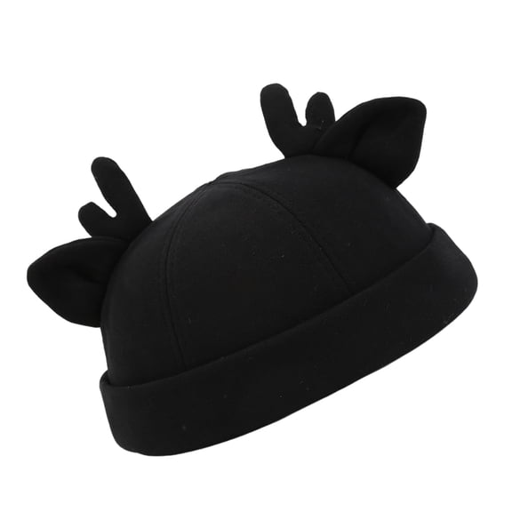 JZROCKER Vintage Leon Hat Antler Ears Beanies Hat Adjustable Outdoor for Boy Girl
