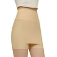 thumbnail image 1 of JZROCKER Women Double Layer Shorts with Front Crotch High Waist Tummy-Control Under Dress Skirt Underwear Underpant, 1 of 17