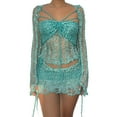 thumbnail image 1 of JZROCKER Women’s 3Pieces Sequined Crochet Dress Set Backless Tube Top and Short Skirt with Shrug Coverup for Beach Club Parties, 1 of 19
