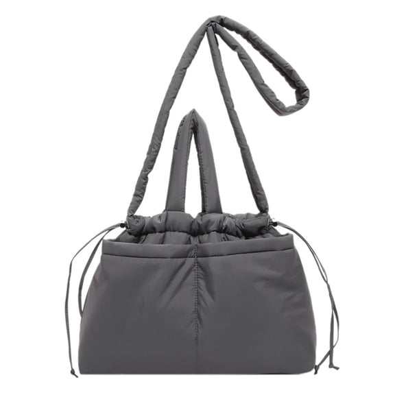 JZROCKER Women's Puffer Bag Practical Cotton Stuffed Versatile Shoulder Bags Handbag