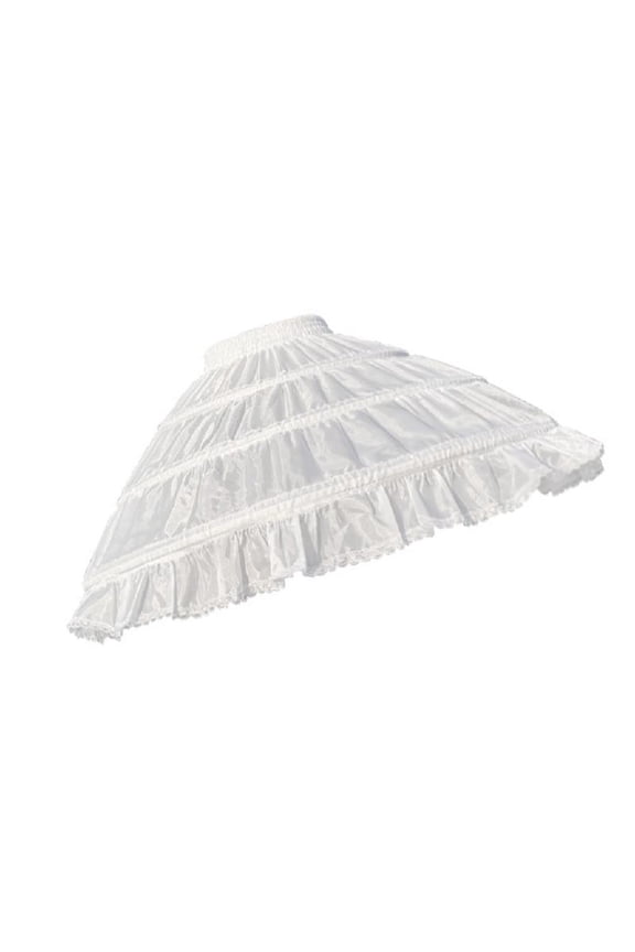 Womens 3 Hoop Tutus Skirt Drawstring Waist A Line Skirts Petticoat Animes Crinolines Dresses Gown Underskirt