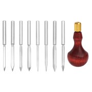 JZROCKER Wood Handle Scratch Awl Awl Punched Tool Awl Repair Tool Stitching Awl Kits for Punched Hole