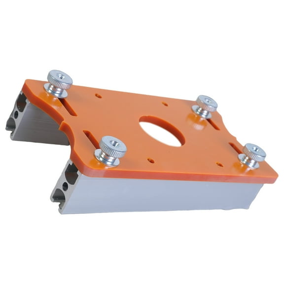 JZROCKER Wood Router Base 2 in 1 Palms Router Base Aluminum Accurate Slotting for Chamfering Grooving Finishing on Wood