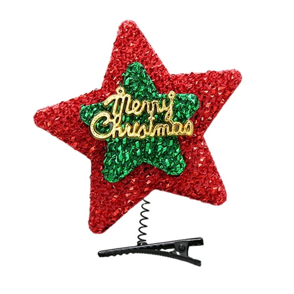 JZROCKER Y2k 90s Aesthetic Christmas Hairpin for Woman Cute Ponytail Hair Clip