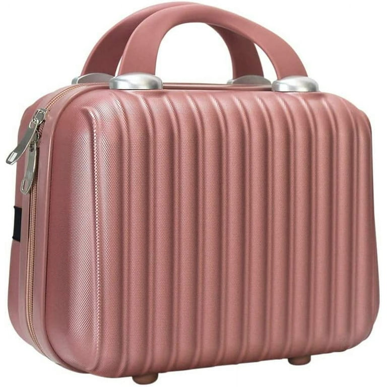 JZRTravel Makeup Bag Travel Cosmetic Case Make up Case Organizer Toiletry Storage Bag for Women Girls RoseGold