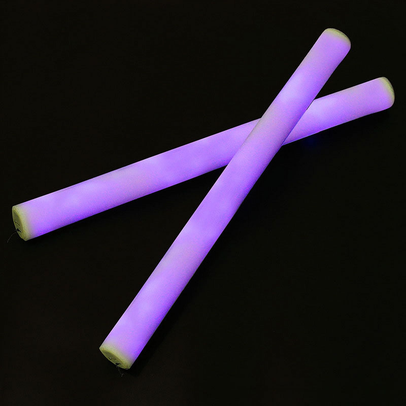 JZSFWL RGB Hot Selling Logo 40cm LED Glow Foam Stick Light Up Foam Glow