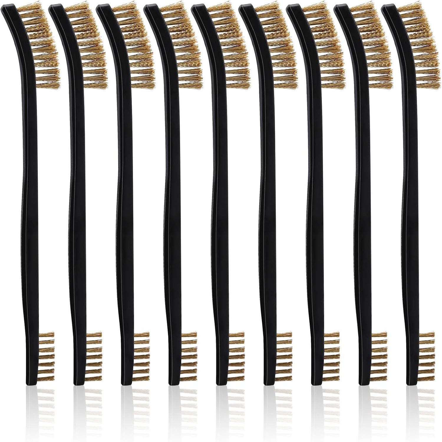 JZSHICHAOCAR 7 Inch Bronze All Purpose Gun Cleaning Brush Tool with