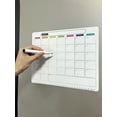 JZSHICHAOCAR Erasable Weekly & Monthly Refrigerator Calendar Note
