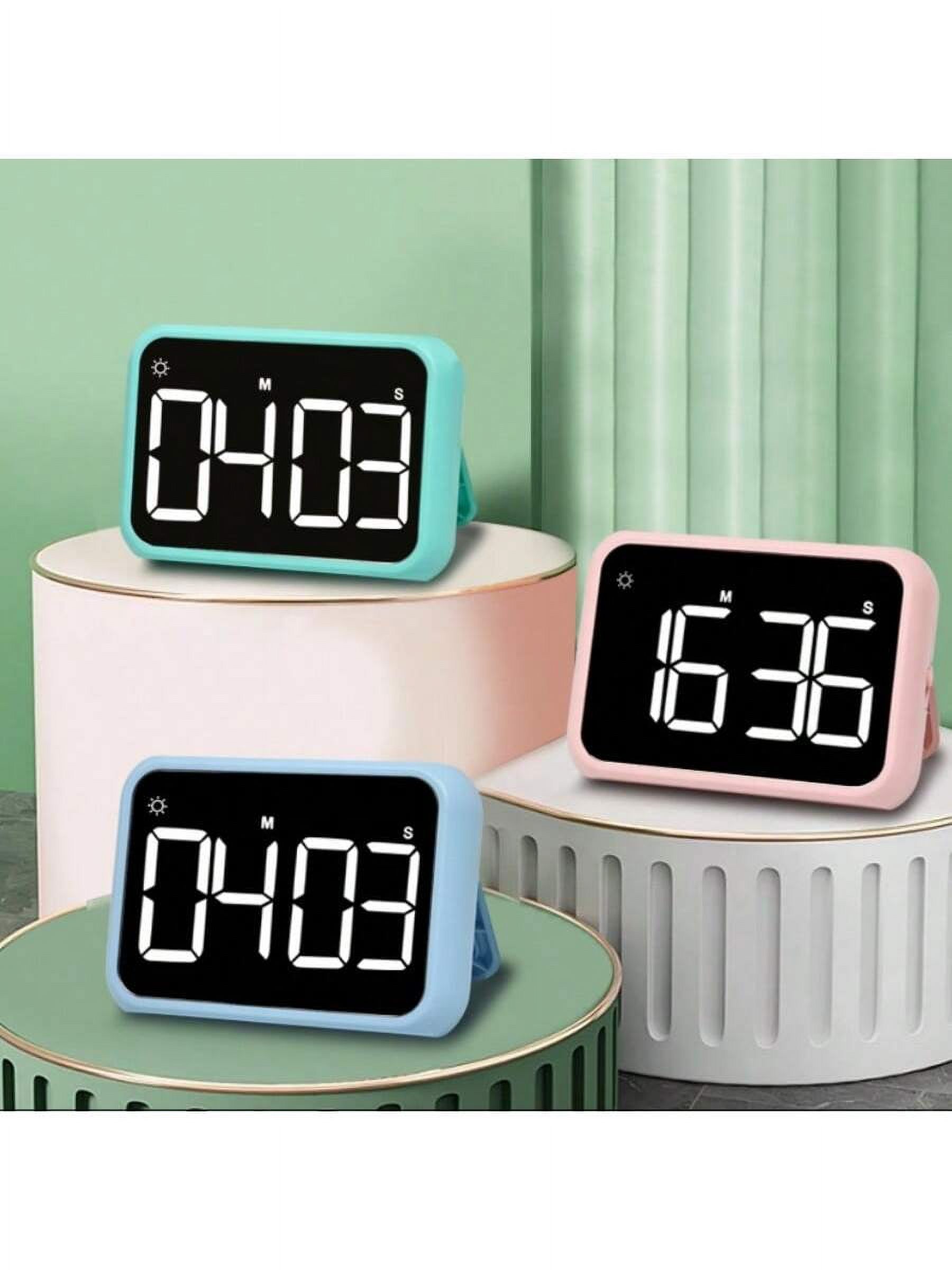 JZSHICHAOCAR Modern Simple LED Electronic Timer for Learning Kitchen Countdown Reminder
