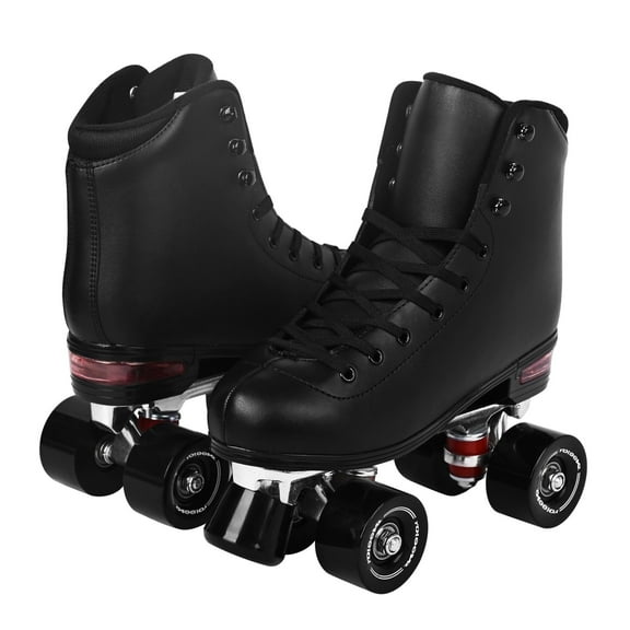 JZY Adult High-Top Retro Roller Skates, Unisex Glitter Skates for Indoor/Outdoor Use, PU Durable Wheels, Stable Weight Support