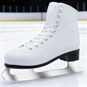 JZY Lace-Up Classic Ice Skates for Family Fun,Figure Ice Skates for Women Men & Teen,Indoor and Outdoor Use