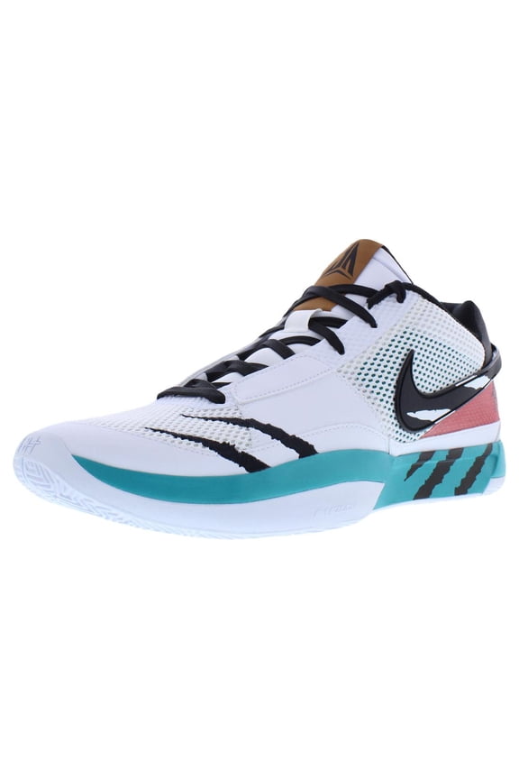 JA 1 Scratch Unisex Shoes Size 13, Color: White/Black/Turbo Green
