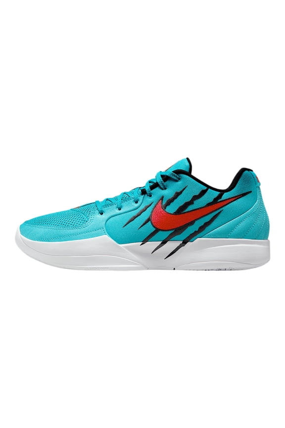 Ja 2 "Scratch Basketball Shoes HQ1759-400, Rapid Teal/Black/Ale Brown/University Red Size 7