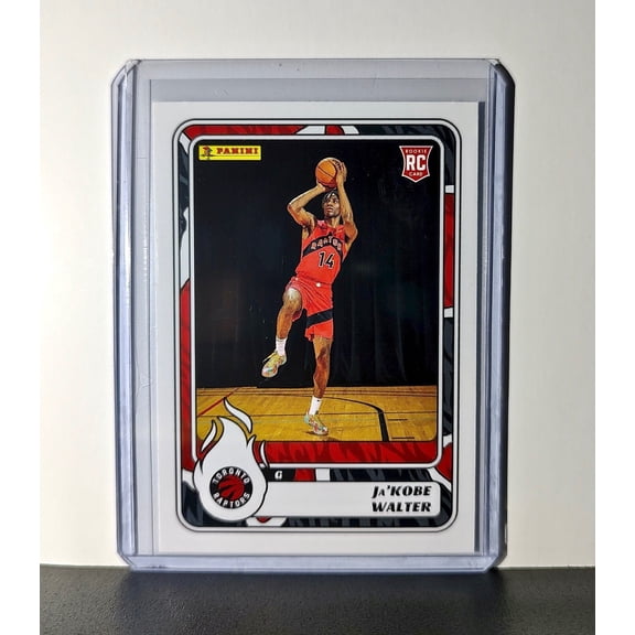 Ja'Kobe Walter Rookie 2024-25 Panini NBA #83 Sticker Card Toronto Raptors
