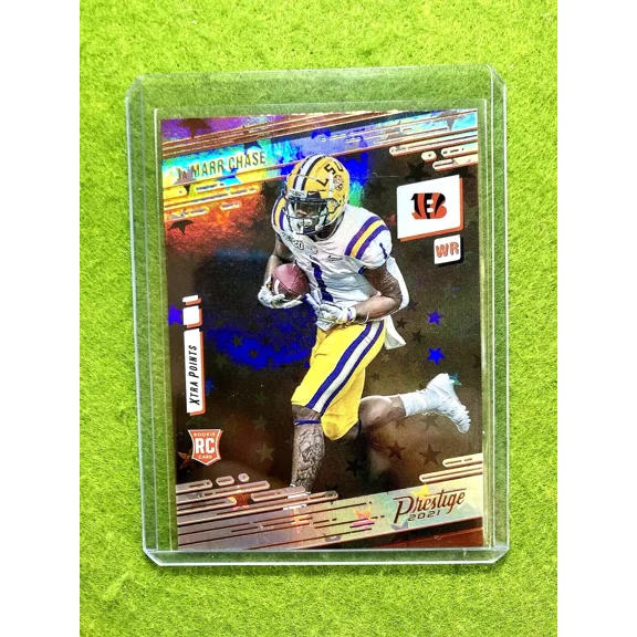 Ja'Marr Chase ASTRAL PRIZM ROOKIE CARD 2022 JA'MARR CHASE Prestige MAKE AN OFFER