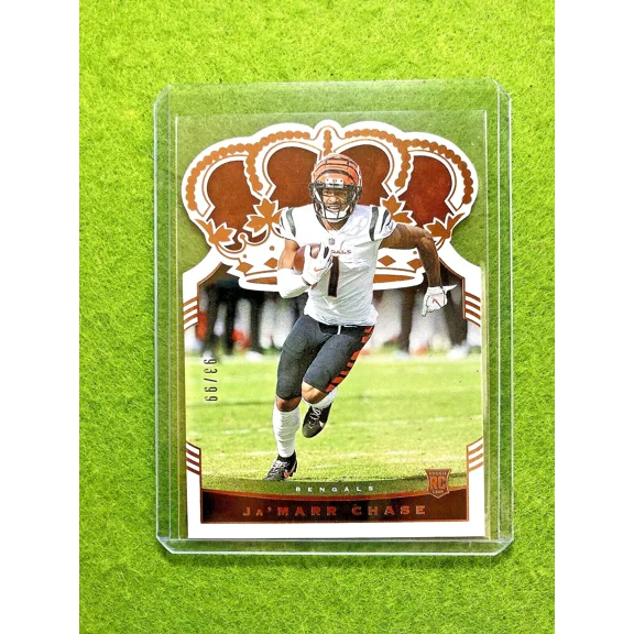 Ja'Marr Chase BRONZE ROOKIE CARD #/99 BENGALS RC 2021 Crown Royale MAKE AN OFFER