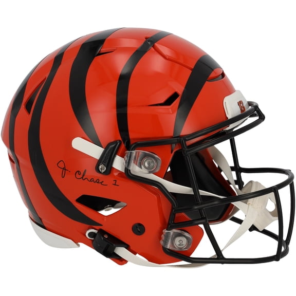 Ja'Marr Chase Cincinnati Bengals Autographed Riddell Speed Flex Authentic Helmet