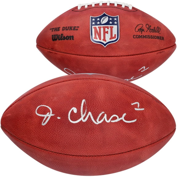 Ja'Marr Chase Cincinnati Bengals Autographed Wilson Duke Full Color Pro Football
