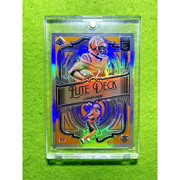 Ja'Marr Chase ORANGE PRIZM CARD SSP #/25 SP 2022 JAMARR CHASE Deck MAKE AN OFFER