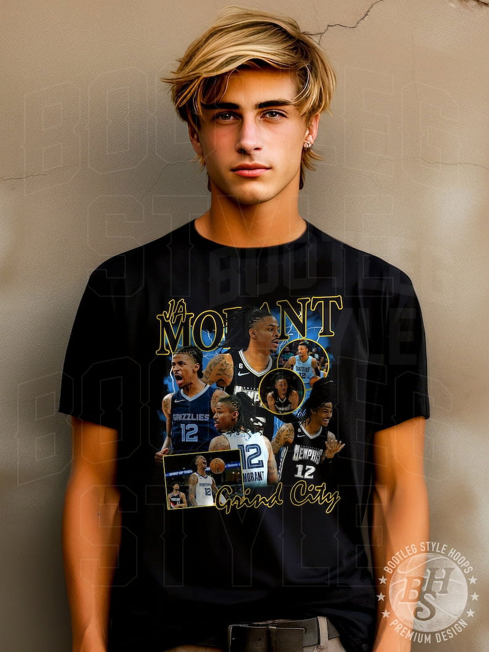 Ja Morant 90s Bootleg Style Rap Shirt - Walmart.com