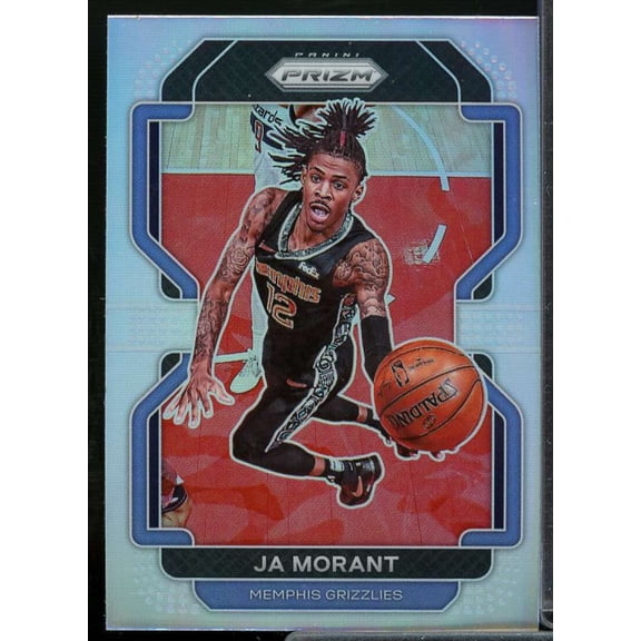 Ja Morant Card 2021-22 Panini Prizm Prizms Silver #194