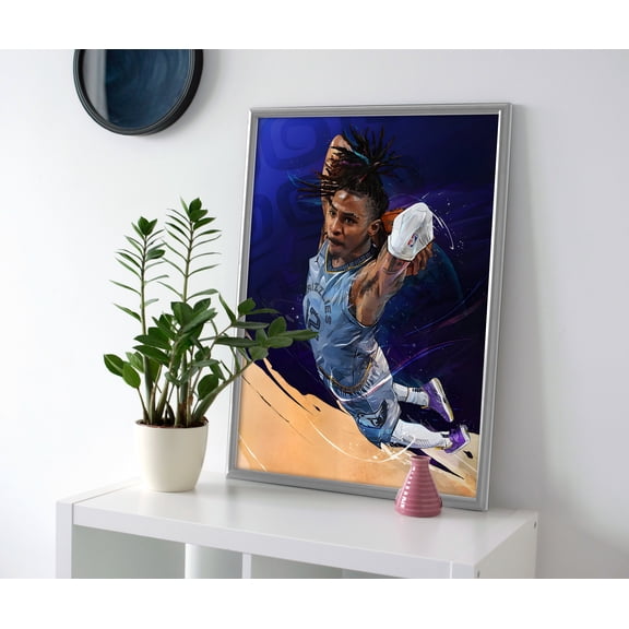 Ja Morant Dunk Poster or Canvas Wall Art