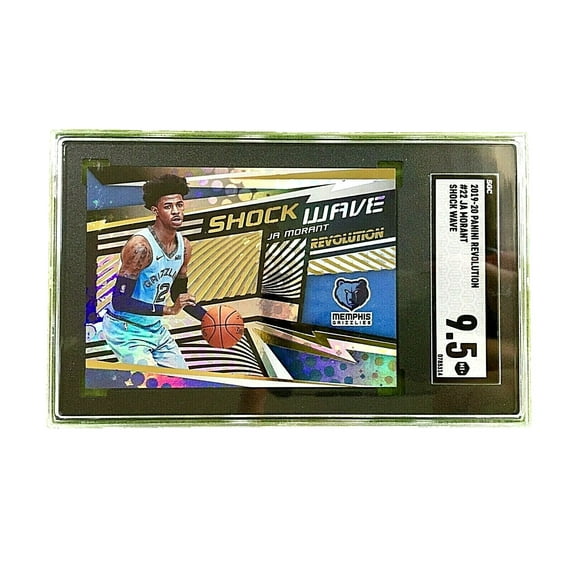 SGC 9.5 POP 3 Ja Morant Prizm Rookie Card RC 2019 Revolution Shock Wave