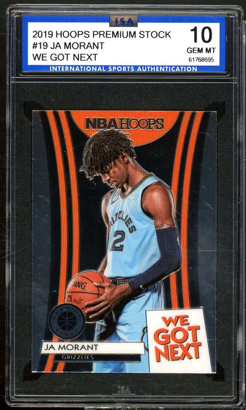 PSA 10 Gem Mint 】Ja Morant 2019-20 Hoops Premium Stock RC Silver 