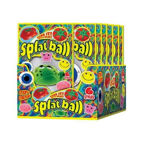Ja-Ru 5303 Splat Ball Shapes Assorted - pack of 24