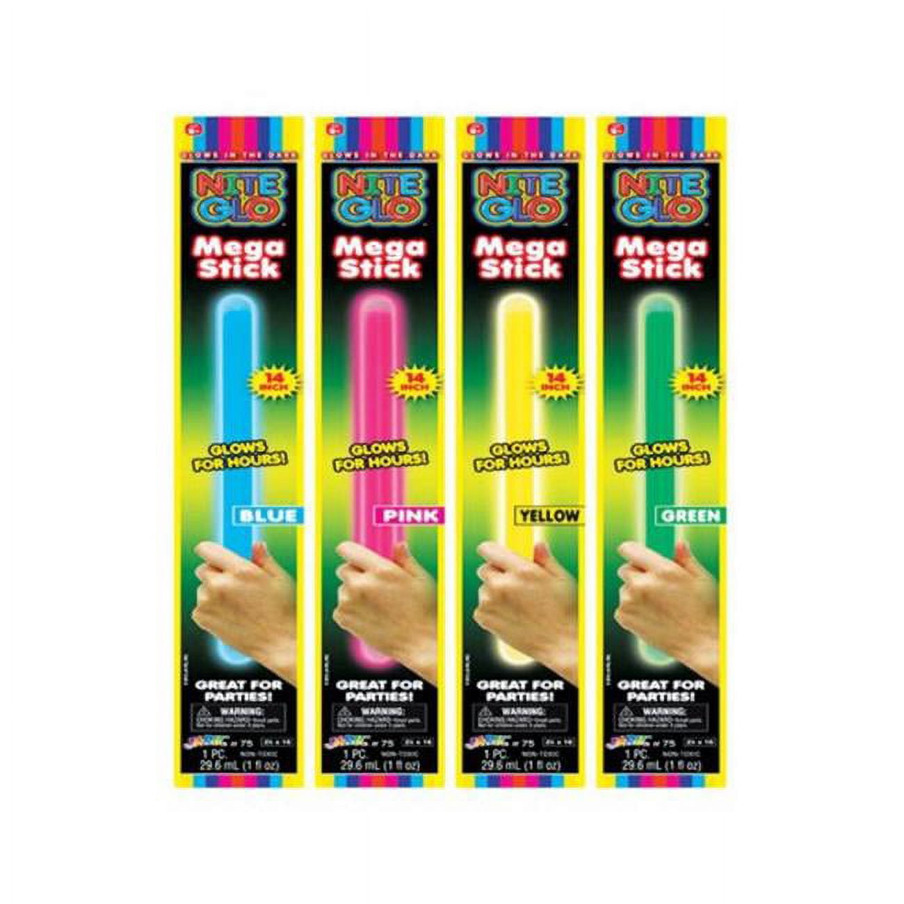 Oglo Mega Glo Stick Reusable Glow in the Dark Light Sticks - Halloween,  price tracker / tracking,  price history charts,  price  watches,  price drop alerts
