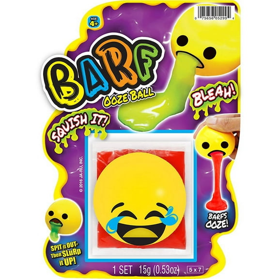 Ja-Ru Barf Slime Ball Novelty Toy, All Ages, TPR