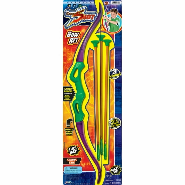 Ja-Ru Cyber Shot Toy Bow Set with 3 Arrows - Walmart.com