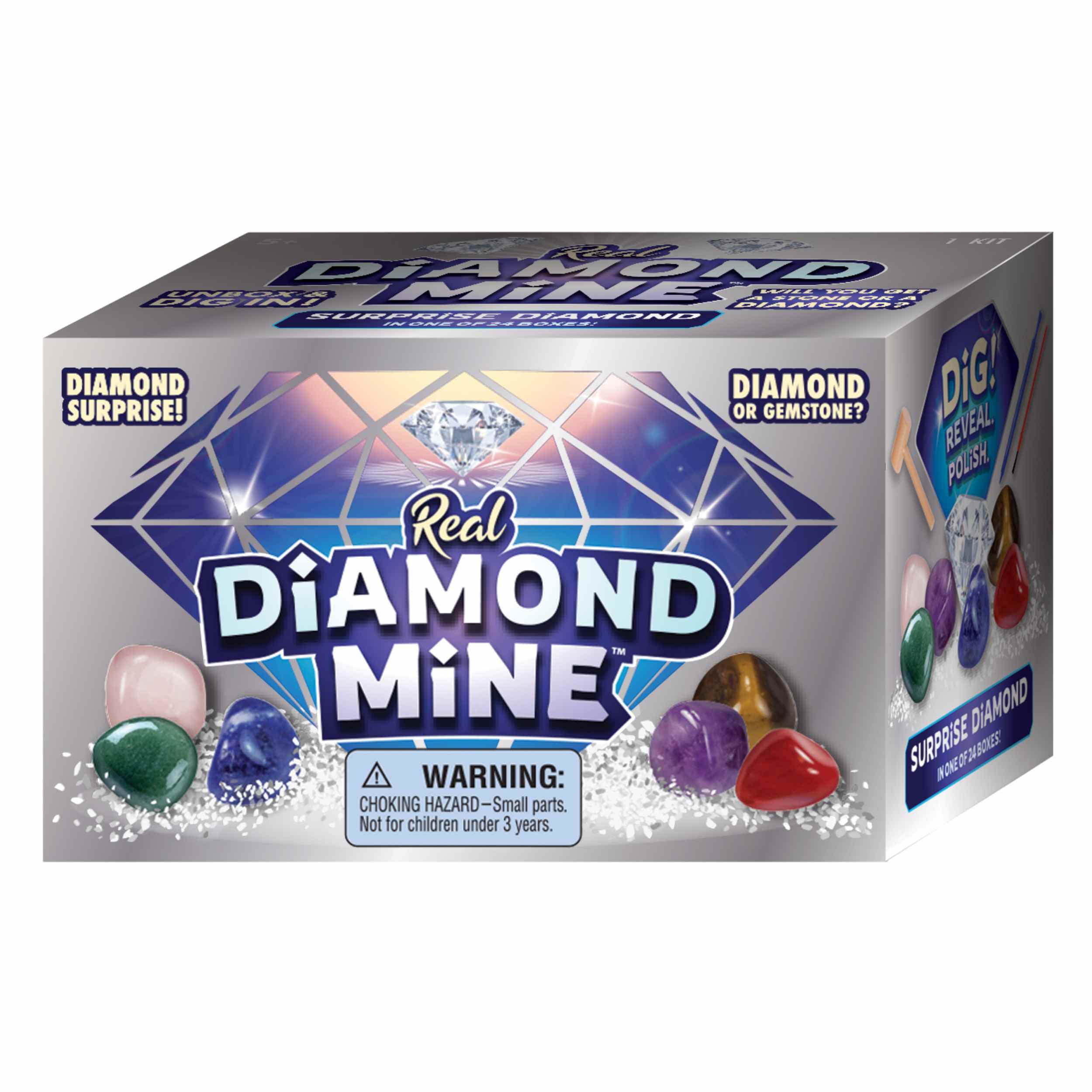 Ja-Ru Diamond Mine Activity Kit with Gemstones and Real Diamond