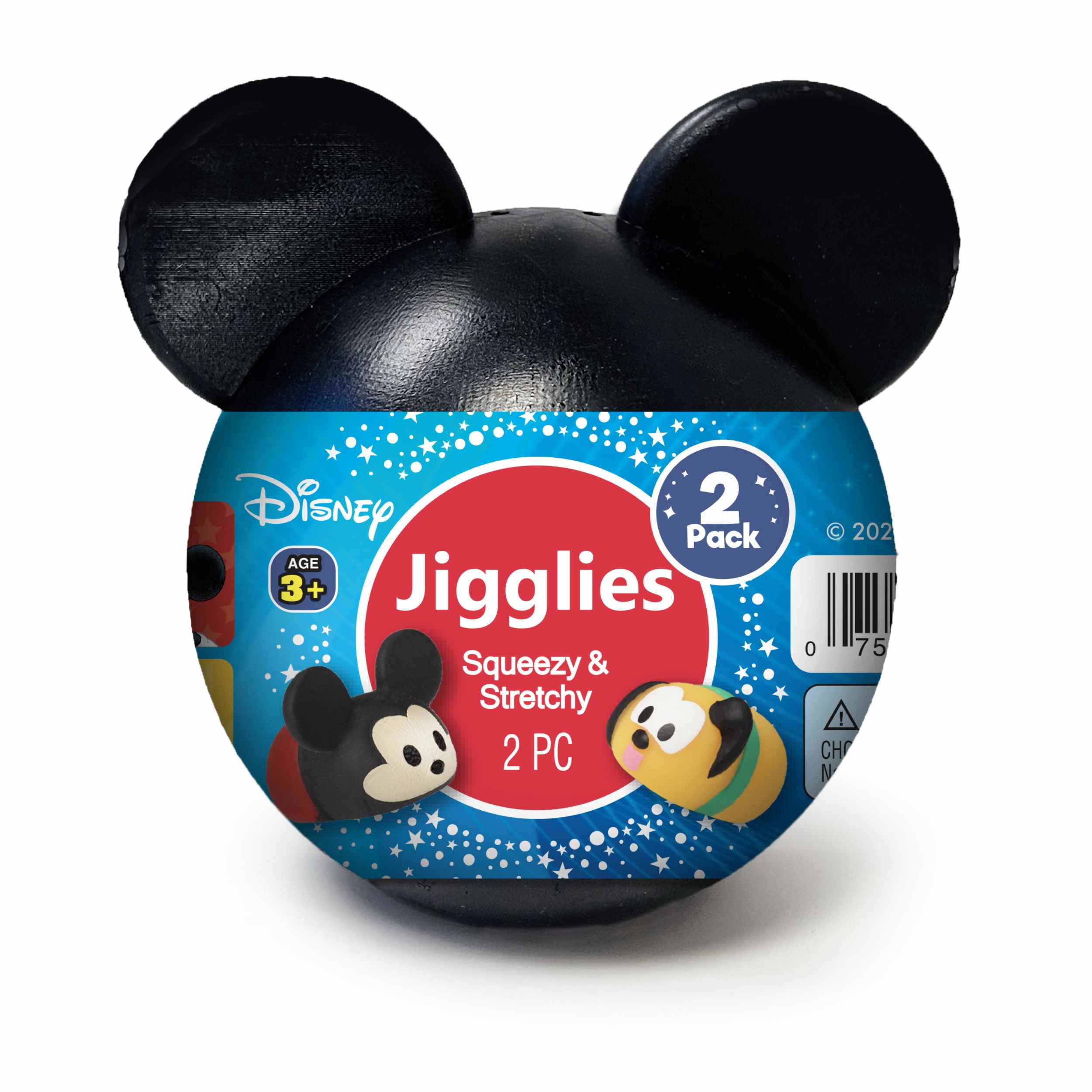 Ja-Ru Disney Mickey & Pluto Jiggly Characters Ears Capsule Ears