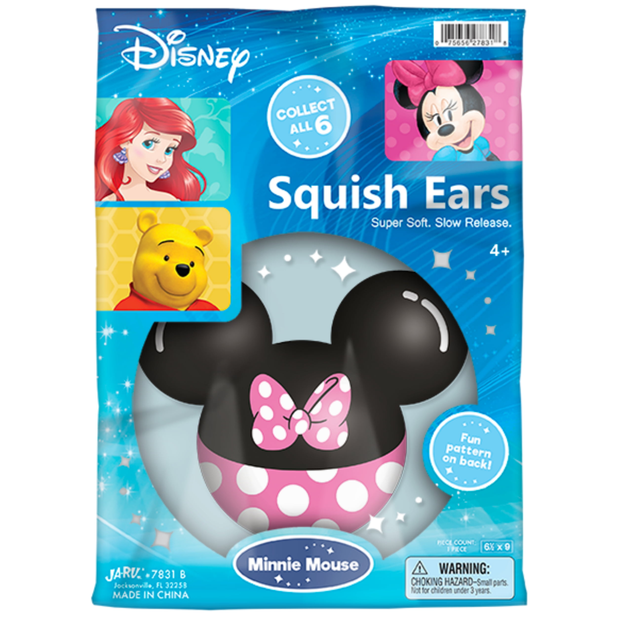 Ja-Ru Disney Minnie Mouse Slow Rise Foam 2 Sided Design