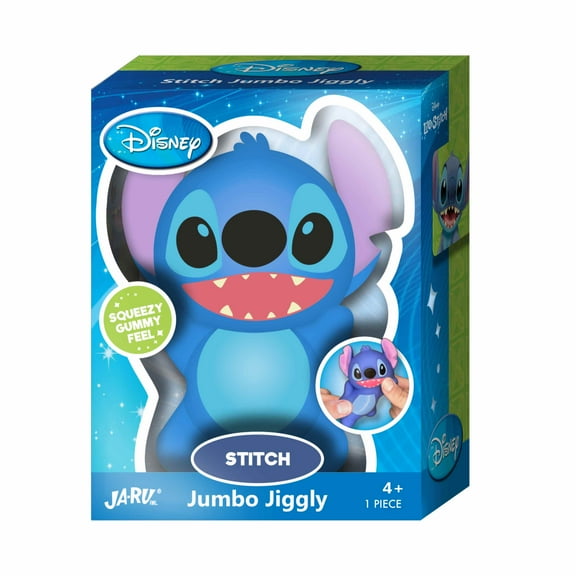 Ja-Ru Disney Stitch Jumbo Jiggly Characters Novelty Toy Child 4+ TPR