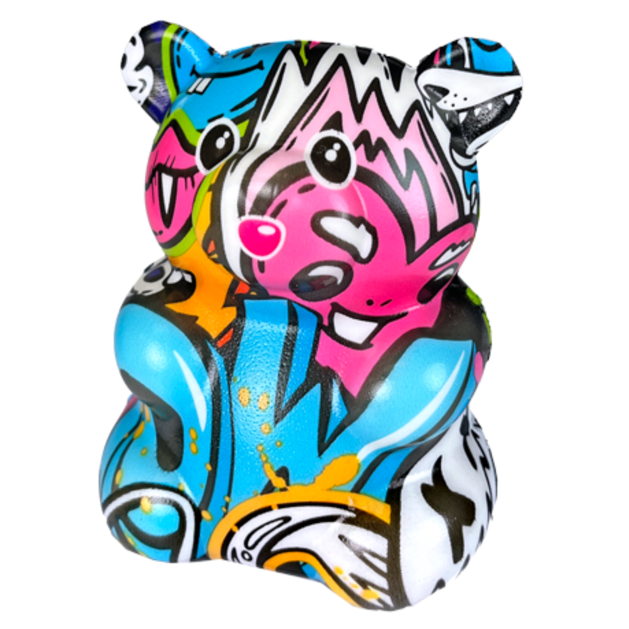 Ja-Ru Graffiti Bear Slow-Rise Foam Novelty Toy Child Age 3+, Multi-Color
