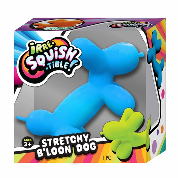 Ja-Ru Irre-Squish-tible B'loon Dog -Child Novelty Toy TPR- 4 Colors, all ages novelty toy