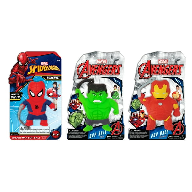 Ja-Ru Marvel Avengers Bop Ball - Indoor Playground Fun Toy