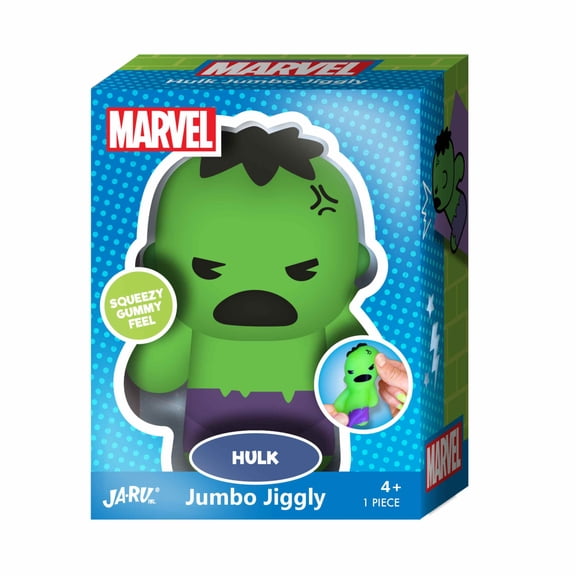 Ja-Ru Marvel Hulk Jumbo Jiggly Characters Novelty Toy Child 4+ TPR