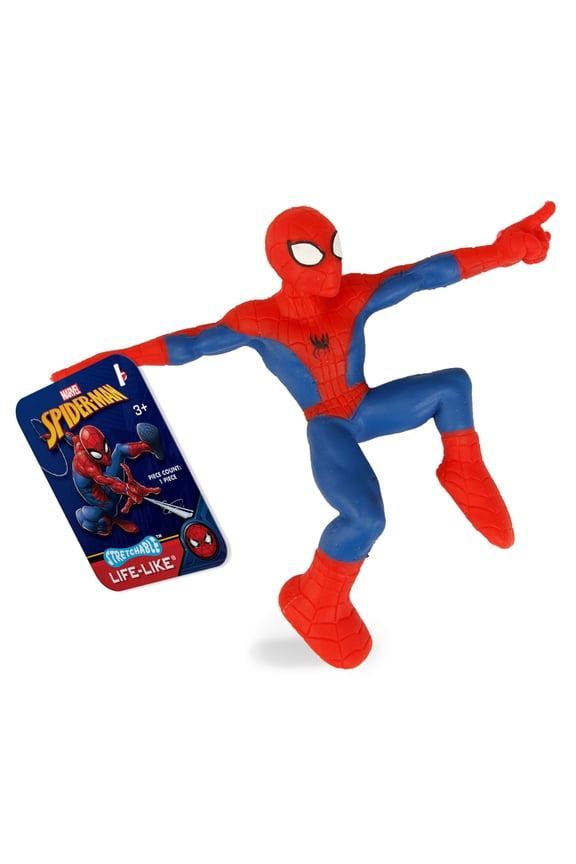 Marvel Life-like Spider-Man Character Stretchy Squish Action Toy(Selections May Vary)