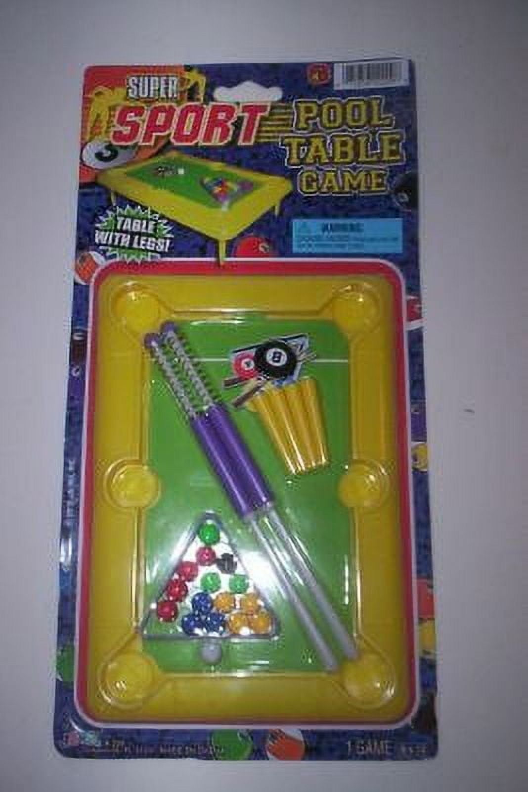 Ja-Ru Super Sport Mini Pool Table Game with Table Legs - Walmart.com