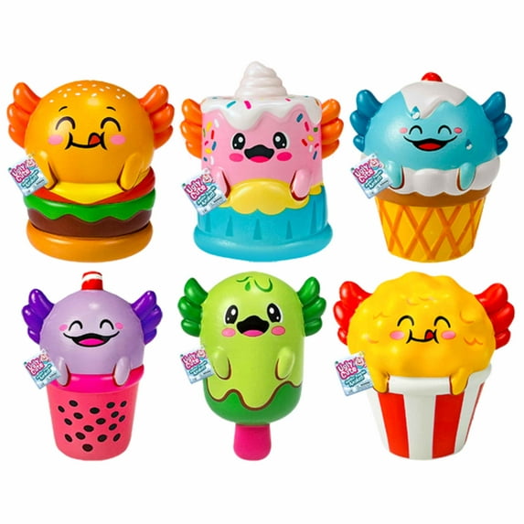 Ja-Ru Ugly Cute Jumbo Foam Axolotl Friend 1 Piece Novelty Toy