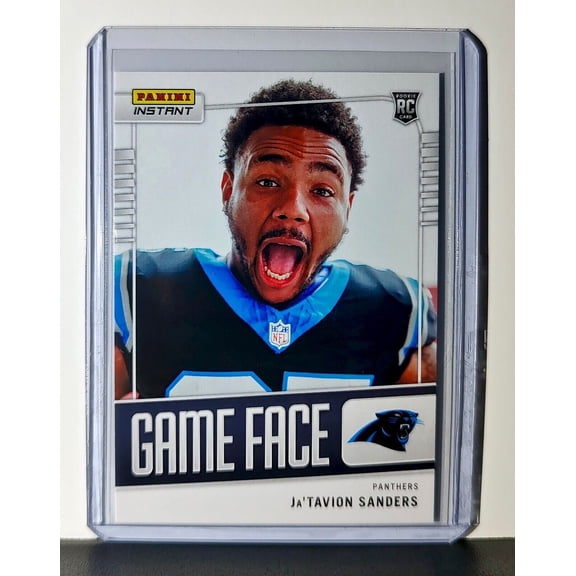 JaTavion Sanders 2024 Panini Game Face #11 NFL Rookie Card Panthers 1/331