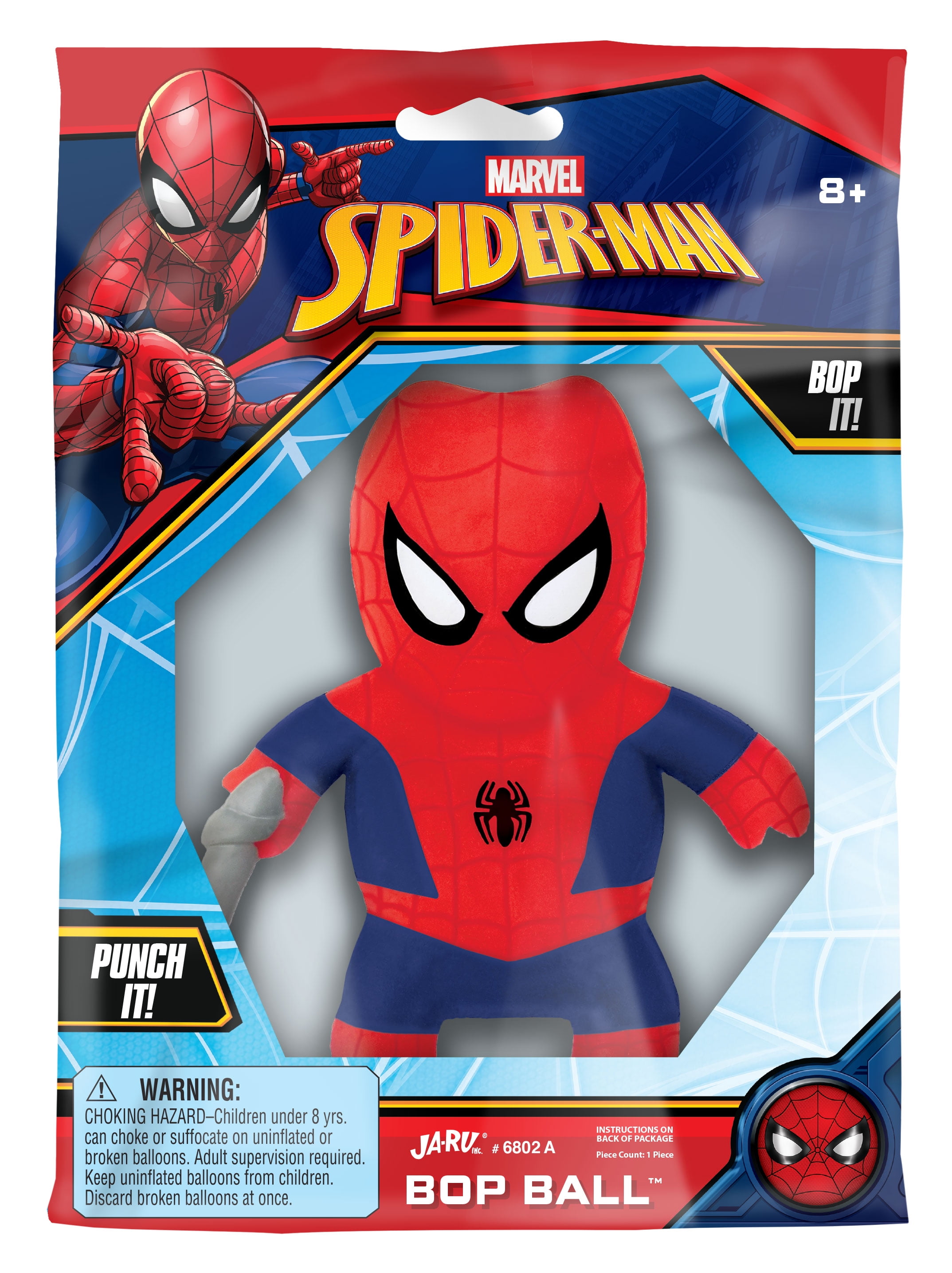 Ja-Ru Marvel Avengers Bop Punch Ball -Styles Vary-Sold Separately