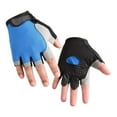 thumbnail image 1 of JaJaho Toddler Kids Outdoor Sports Exercise Cycling Gloves Mittens Half Finger Through Open Finger Mittens Sports Gloves Solid Color Breathable Dailywear, 1 of 4