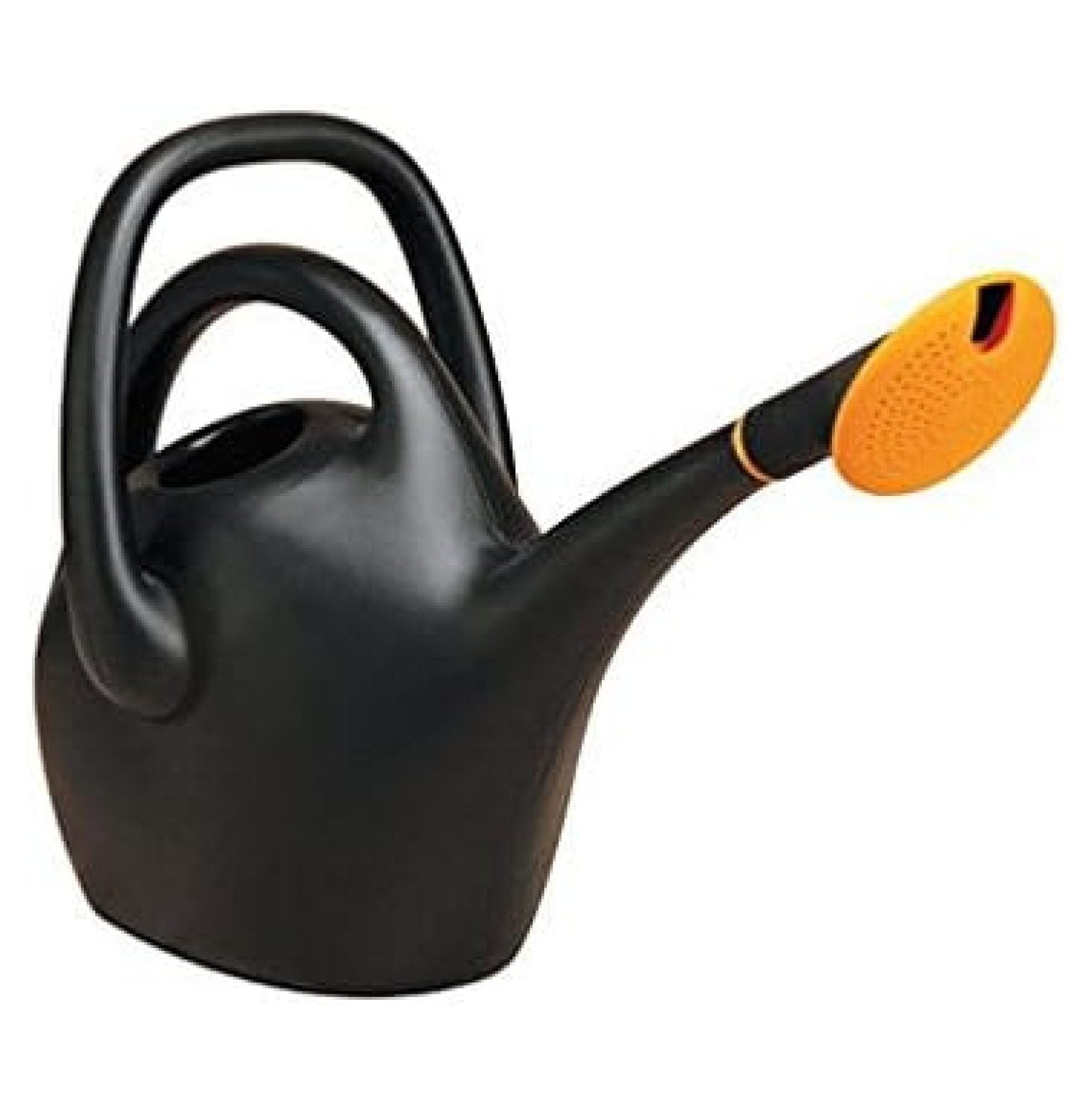 JaLuayh 20-47287cp 2.6 Gallon Black Plastic Watering Can With Easy Pour