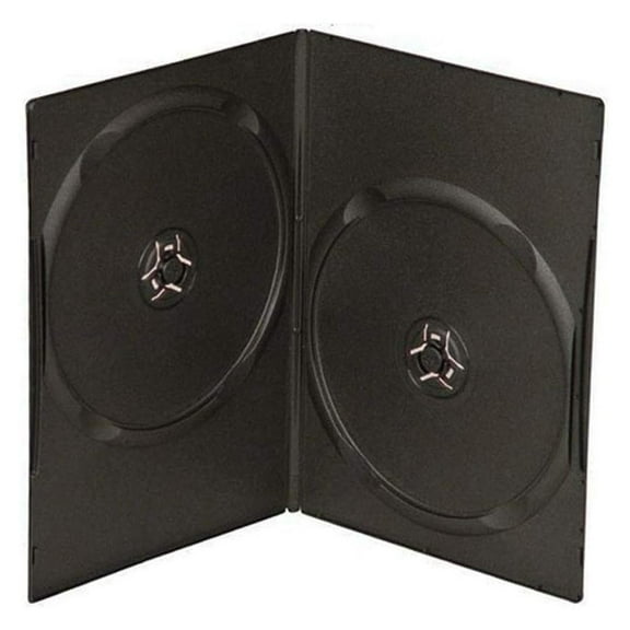 JaLuayh 7mm Slim Black Double / Case, 100 Pieces Pack.